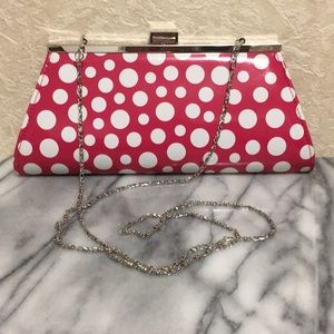 Neiman Marcus Fun & Flirty Polka Dot Clutch